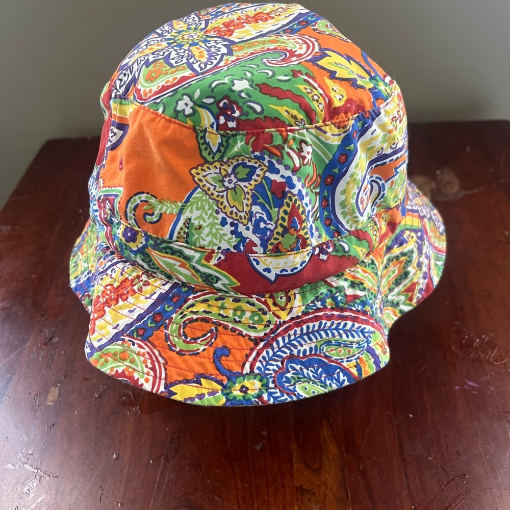 Ralph Lauren Multicolor Paisley Bucket Hat